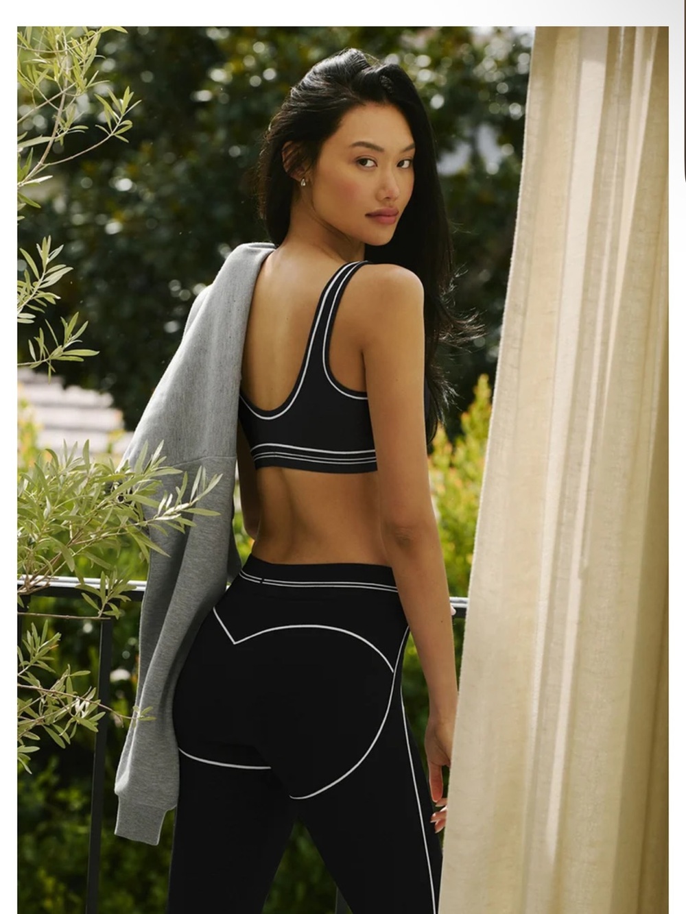ALO Yoga airbrush high waisted 7/8 heart throb leggings size L